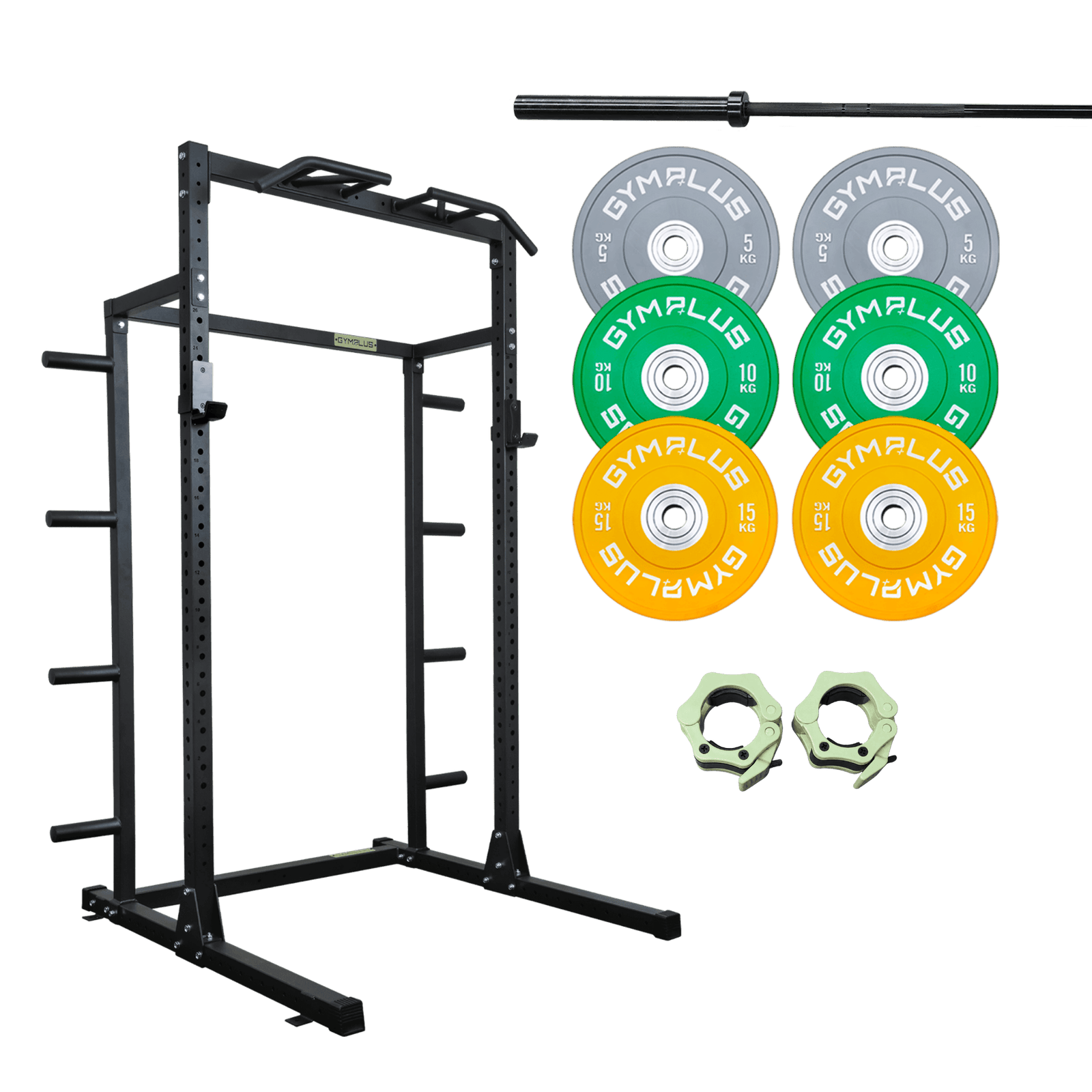 Gym Plus Half Power Rack Garage Gym Package - HR2300 Combo HR2300-CABLE-BUNDLE
