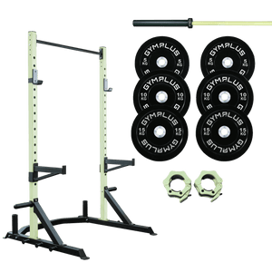 Gym Plus Half Power Rack Garage Gym Package HR2100-BUNDLE