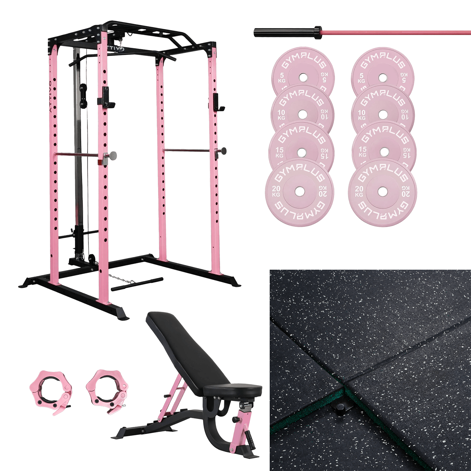 Pink Garage Gym Ultimate Bundle