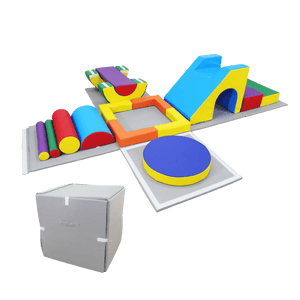 MEMAX Baby Playroom Large Play Set with Easy Storage Cube - 16 Piece