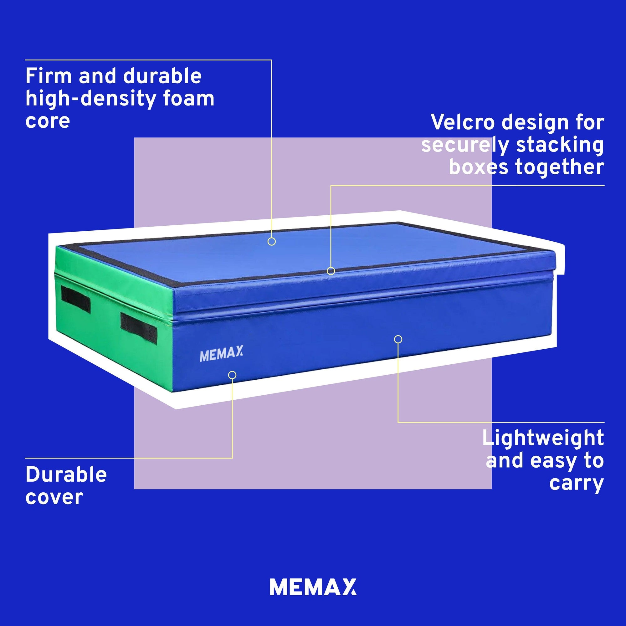 MEMAX Gymnastic Spotting Block 30cm Height - Large (150x90cm)