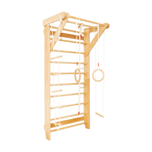 Wooden Swedish Ladder Wall Stall Bar Set