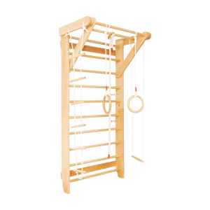 Wooden Swedish Ladder Wall Stall Bar Set