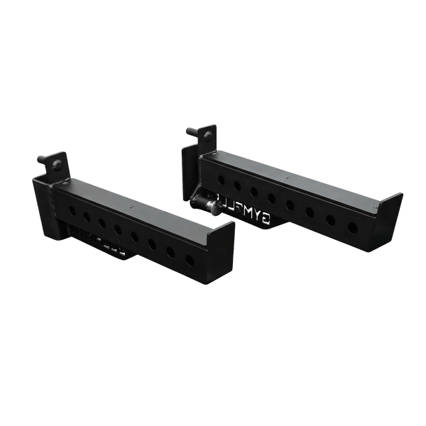Gym Plus Safety Spotter Arms for 50x50mm Power Rack 5/8inch Holes 50-17-SPOT