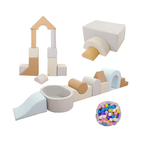 Gym Plus Sensory Montessori Baby Soft Play Value Bundle - 23 Piece MTSR-BUNDLE-B1