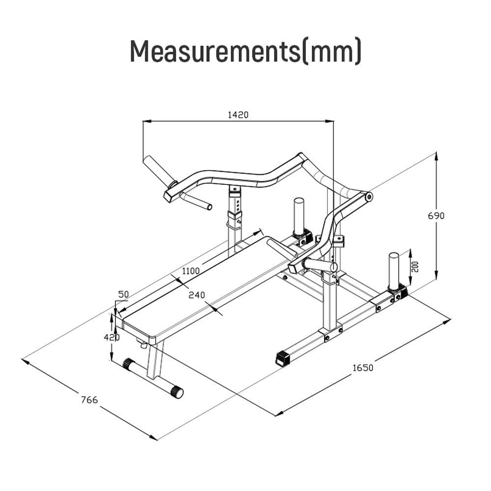 ATTIVO Adjustable Bench Press with Converging Arms