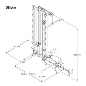 ATTIVO Lat Pulldown Low Row Machine 2002