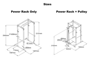Cable Pulley System for ATTIVO ZY18 Power Rack