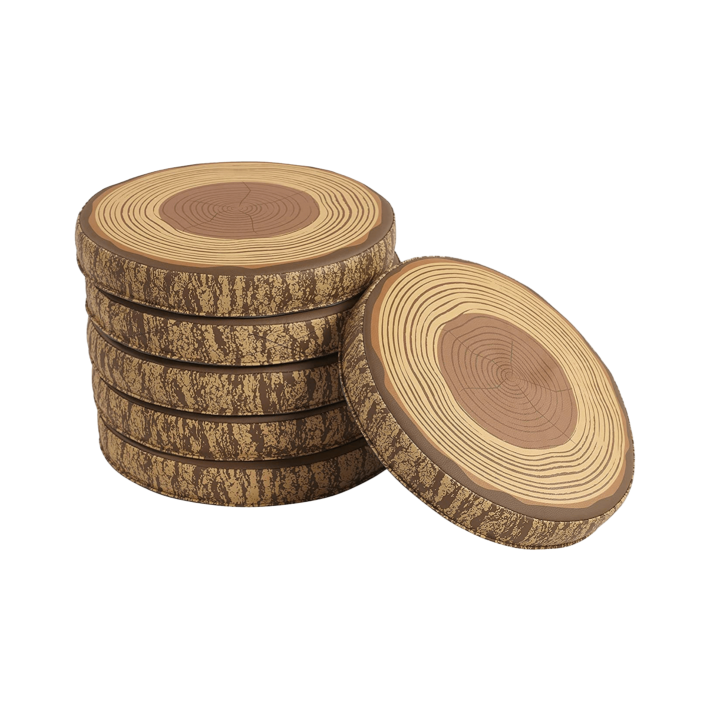 Tree Floor Cushions, Flexible Seating, Stepping Stones - 6 Pack