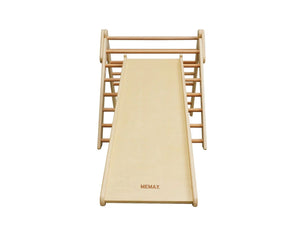 Pikler Foldable Climbing Triangle with Ramp