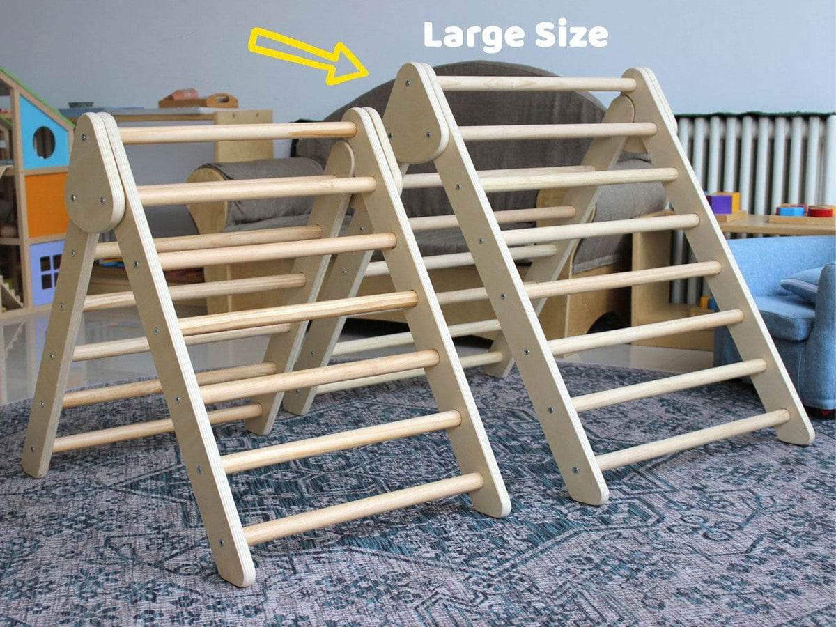 Pikler Foldable Climbing Triangle with Ramp