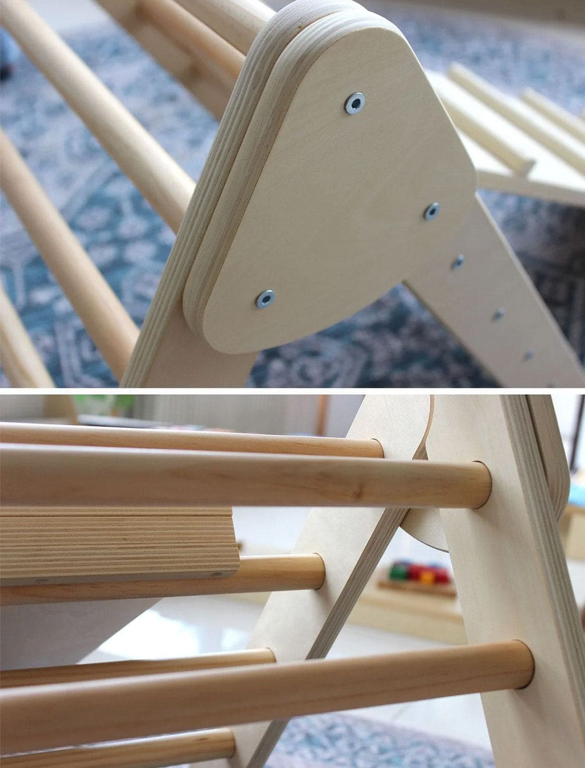 Large Pikler Foldable Climbing Triangle