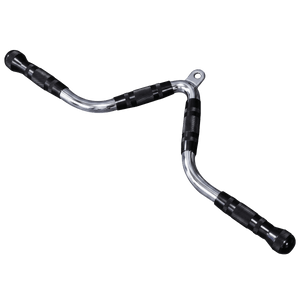 Gym Plus Extended Tricep Bar Cable Attachment with Rubber Grips TRICEP-BAR