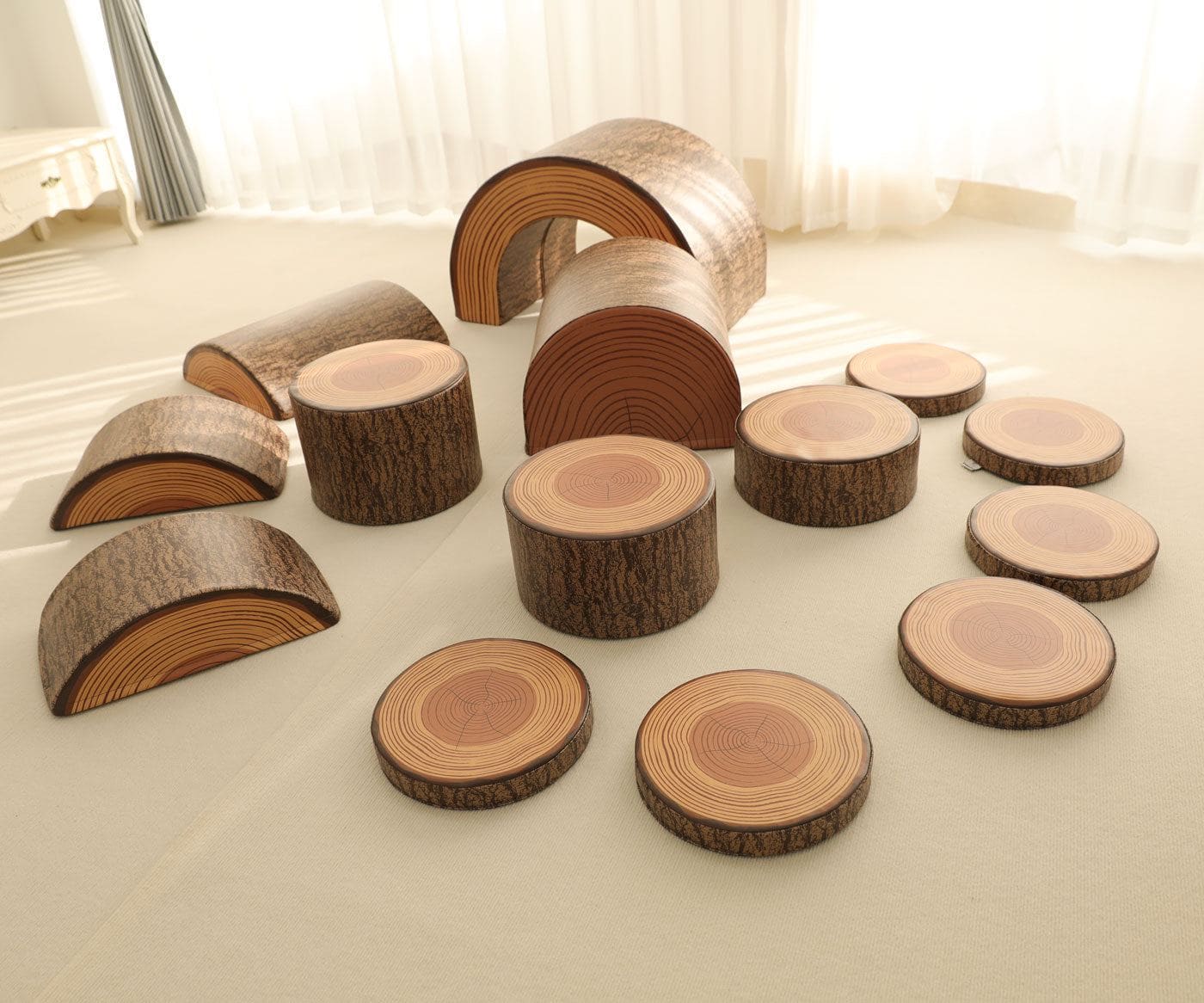 Sensory Tree Theme Kids Soft Play Package - Complete Set of 14