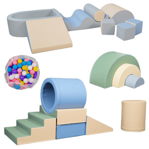 MEMAX Wild & Free Series Baby Soft Play Value Bundle - 18 Piece