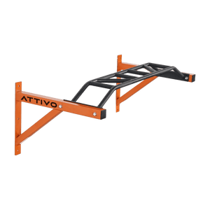 ATTIVO Multi-Grip Wall Mounted Pull Up Bar