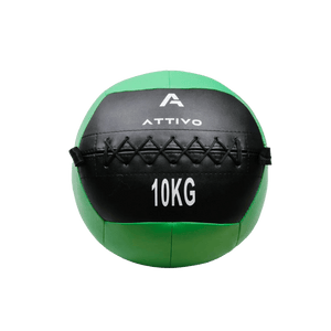 ATTIVO Soft Wall Ball – Stitched PU Medicine Ball 10KG