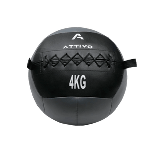 ATTIVO Soft Wall Ball – Stitched PU Medicine Ball 4KG