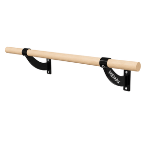Gym Plus MEMAX Wall Mounted Ballet Barre – 150cm Beech Wood Dance Bar WALLBARRE15