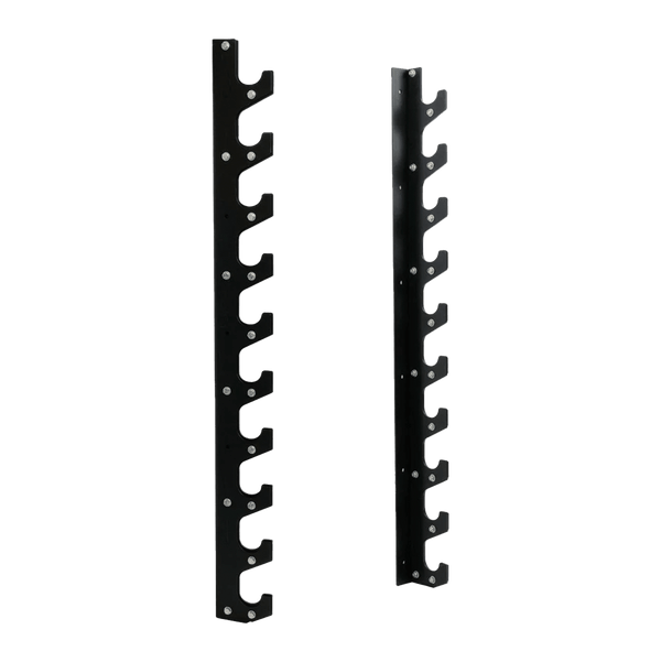 Gym Plus 10-Bar Wall-Mount Gun Rack for Barbells WMBARHOLDER10