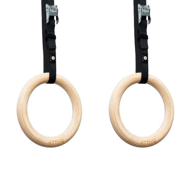 Gym Plus Wooden Gymnastic Rings