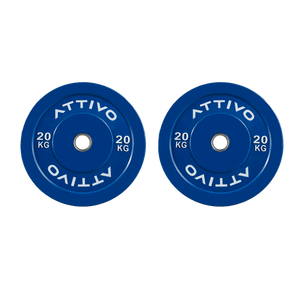 Colour Olympic Rubber Bumper Weight Plates 5/10/15/20/25kg