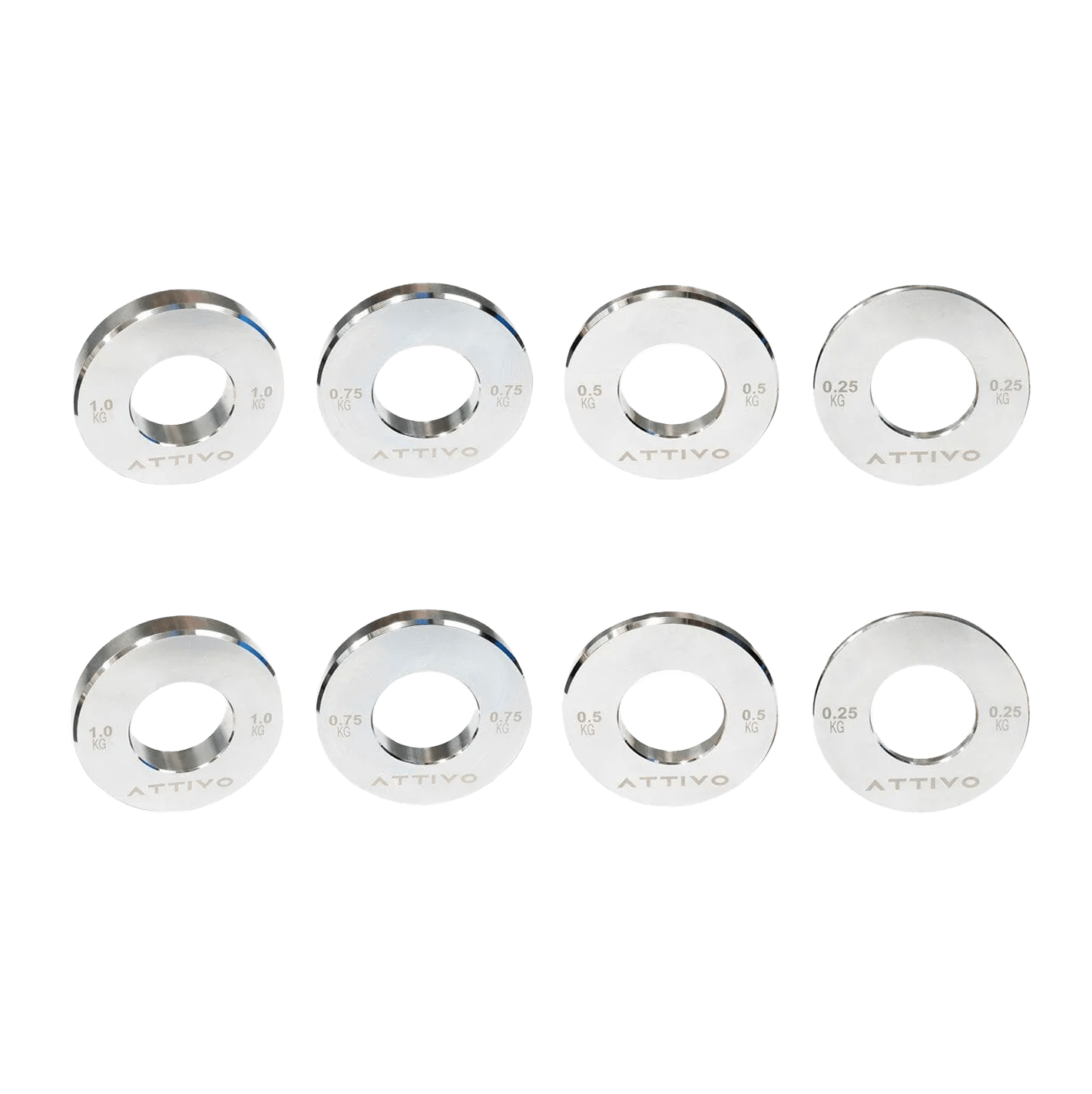 ATTIVO Olympic Fractional Plates Set 0.25 - 1.0kg