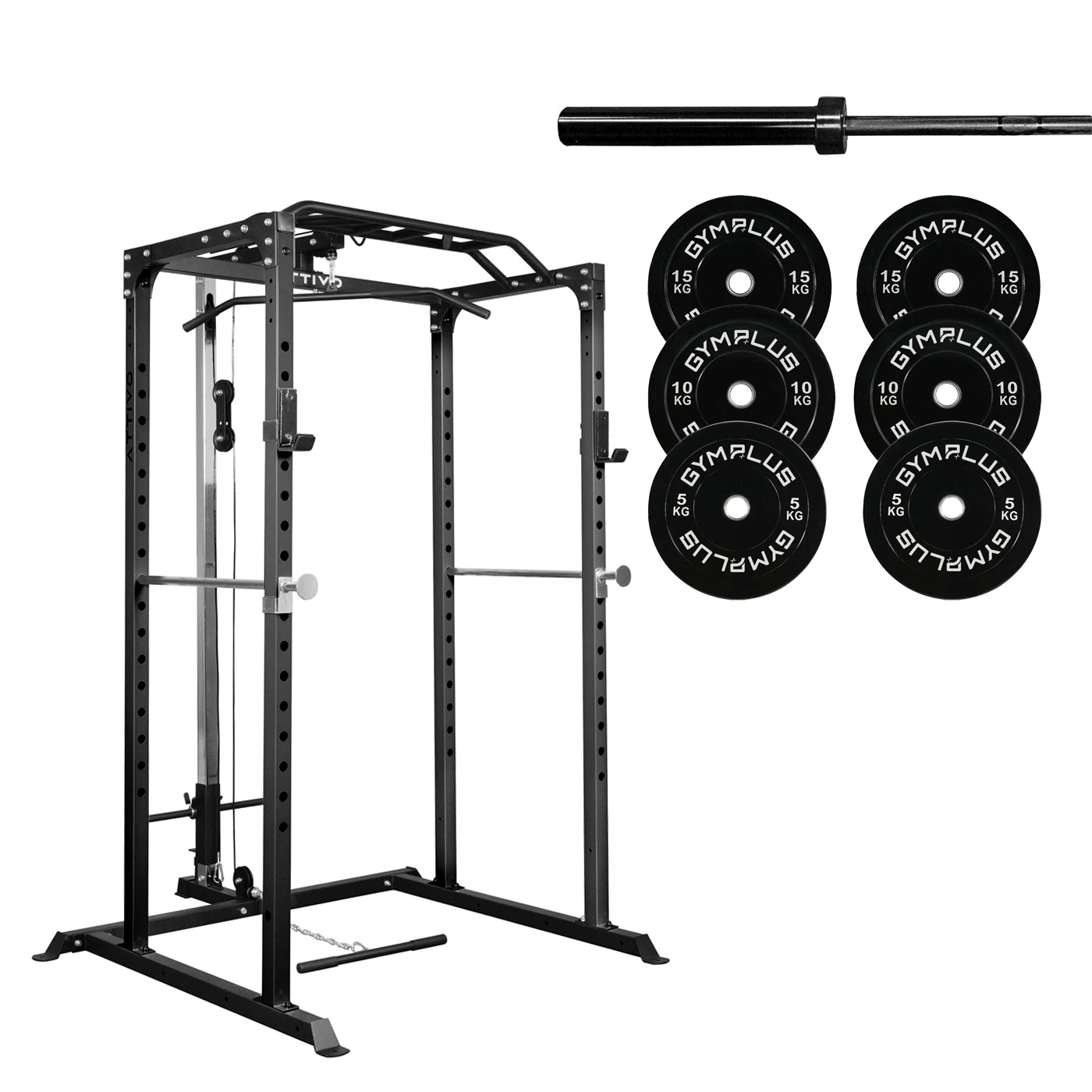Power Cage Garage Gym Package