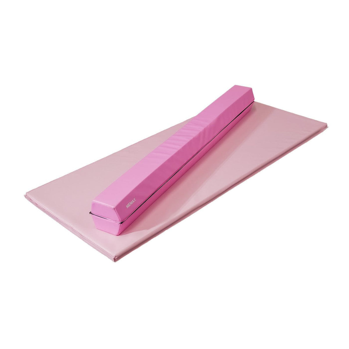 3 Piece Gymnastics Starter Combo - Foldable Balance Beam and 2 x Cartwheel Mats