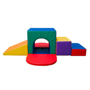 YOZZI Sensory Large Soft Block Indoor Tunnel Maze Climber - 6 Pieces