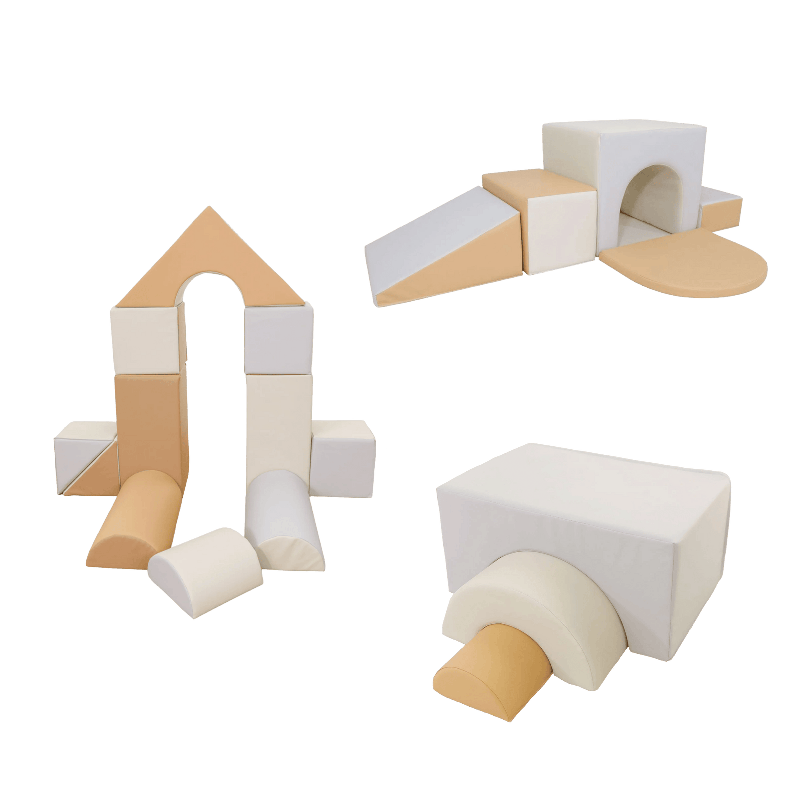 Sensory Montessori Neutral Baby Soft Play Value Bundle - 20 Piece