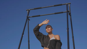 Foldable Pull-Up and Aerial Yoga Stand