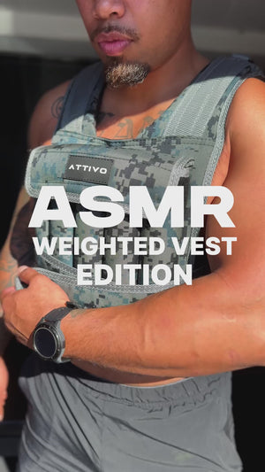 ATTIVO Adjustable Elite Weighted Vest - 20kg
