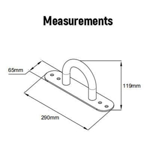 Rope Anchor Wall/Ceiling Mount Anchor Bracket Hook