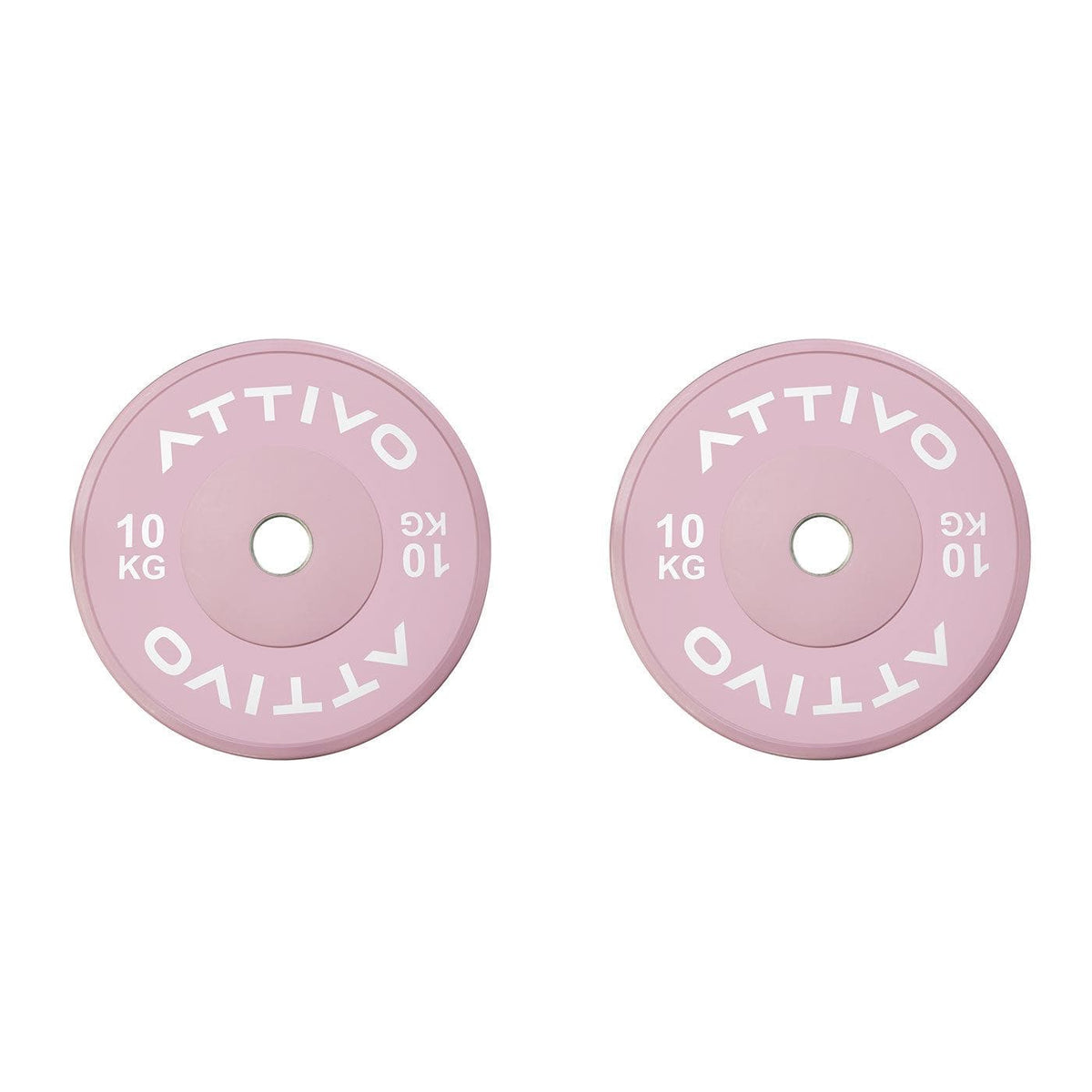 Pink Olympic Rubber Bumper Plates 5/10/15/20kg