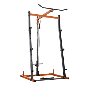 ATTIVO Squat Rack with Lat Pull Down System