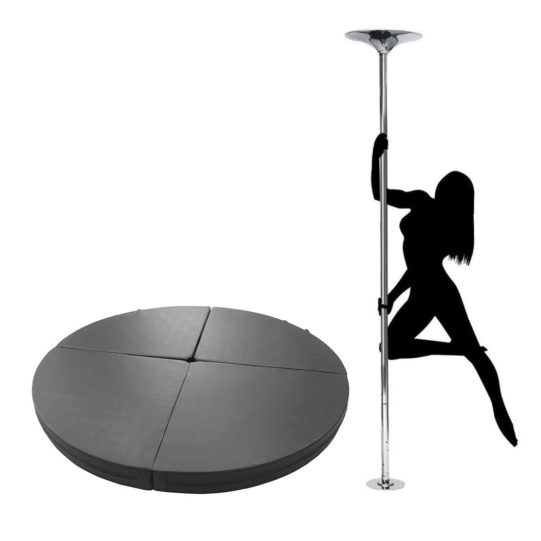 Portable Pole Dancing Set Dancing Pole and 10cm Thick Dancing Mat Combo
