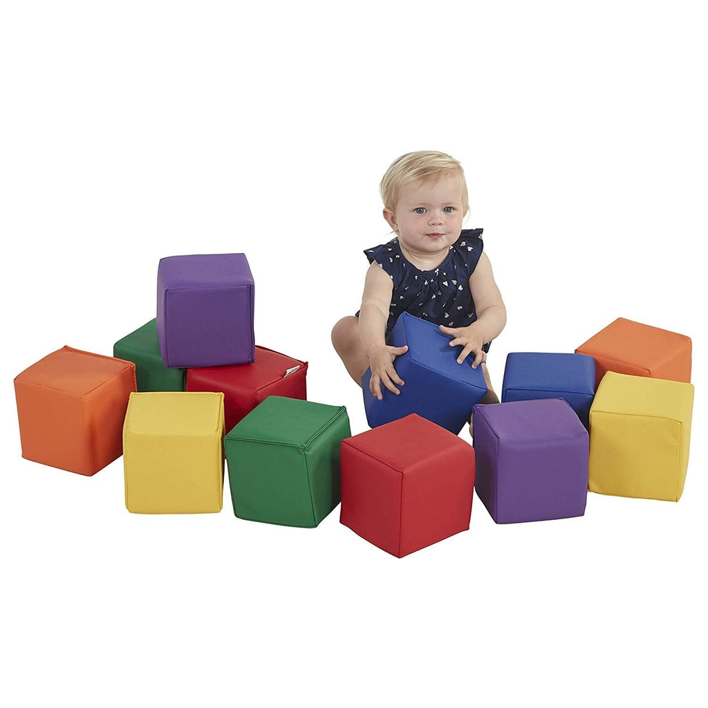 YOZZI Soft Block Playset Toys Active Playroom Building Blocks - 12 Pie -  Gym Plus