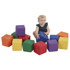 YOZZI Soft Block Playset Toys Active Playroom Building Blocks - 12 Piece