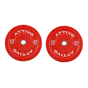 Black Olympic Rubber Bumper Plates