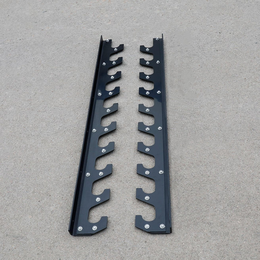 10-Bar Wall-Mount Gun Rack for Barbells