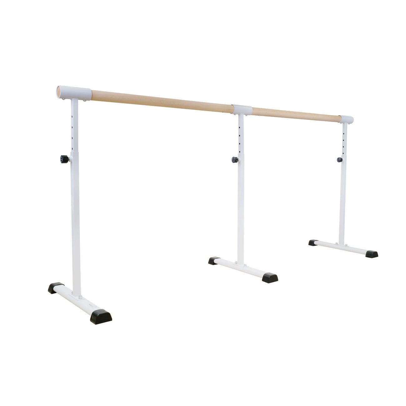 MEMAX Wooden Ballet Barre Stretch Barre Dance Bar 2.2M