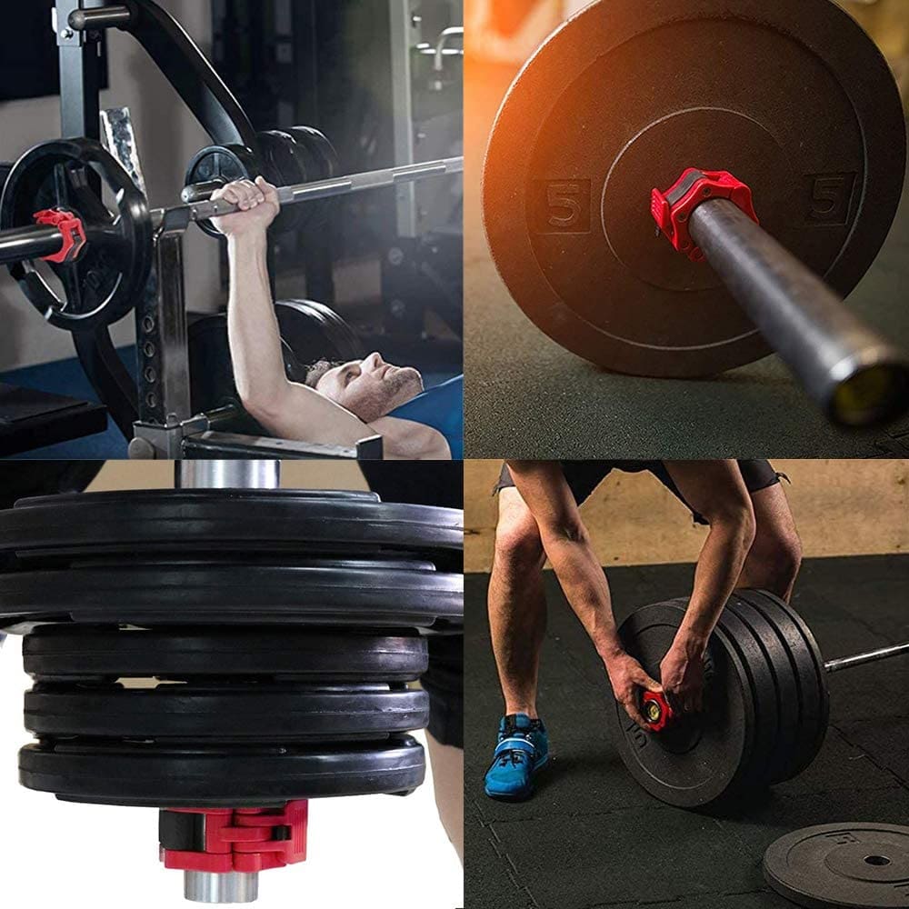 Olympic Lock Jaw Collars Pair - 50mm Barbell