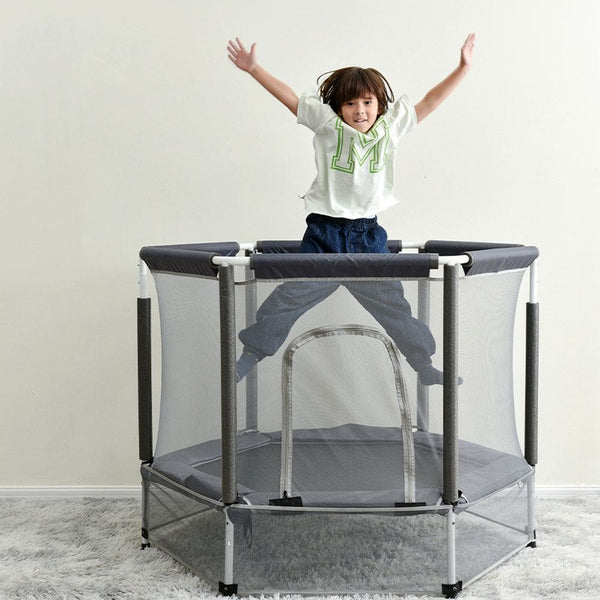 Gym Plus MEMAX Kids Indoor Trampoline - with Horizontal Bar TRAMP002