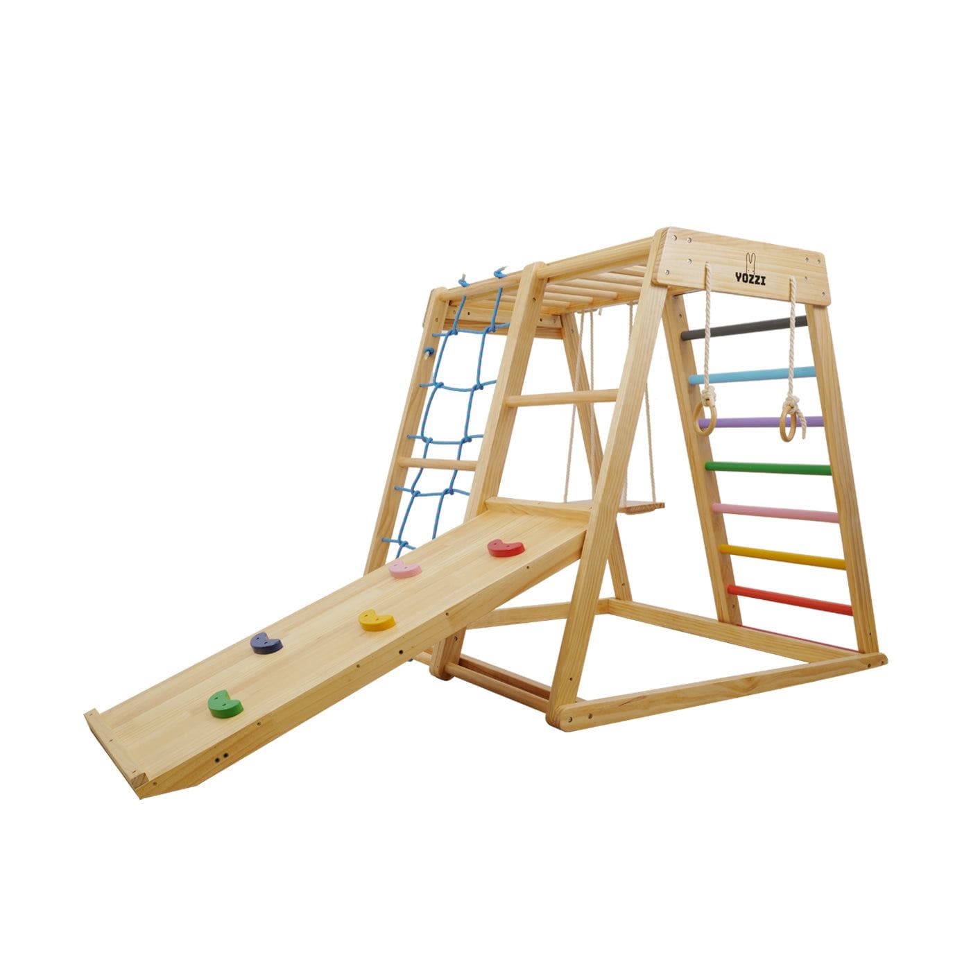 Indoor Gym Playground Climber Wooden Play Set