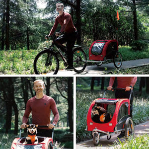 Pet Bike Trailer Pet Bicycle Stroller Pet Jogger
