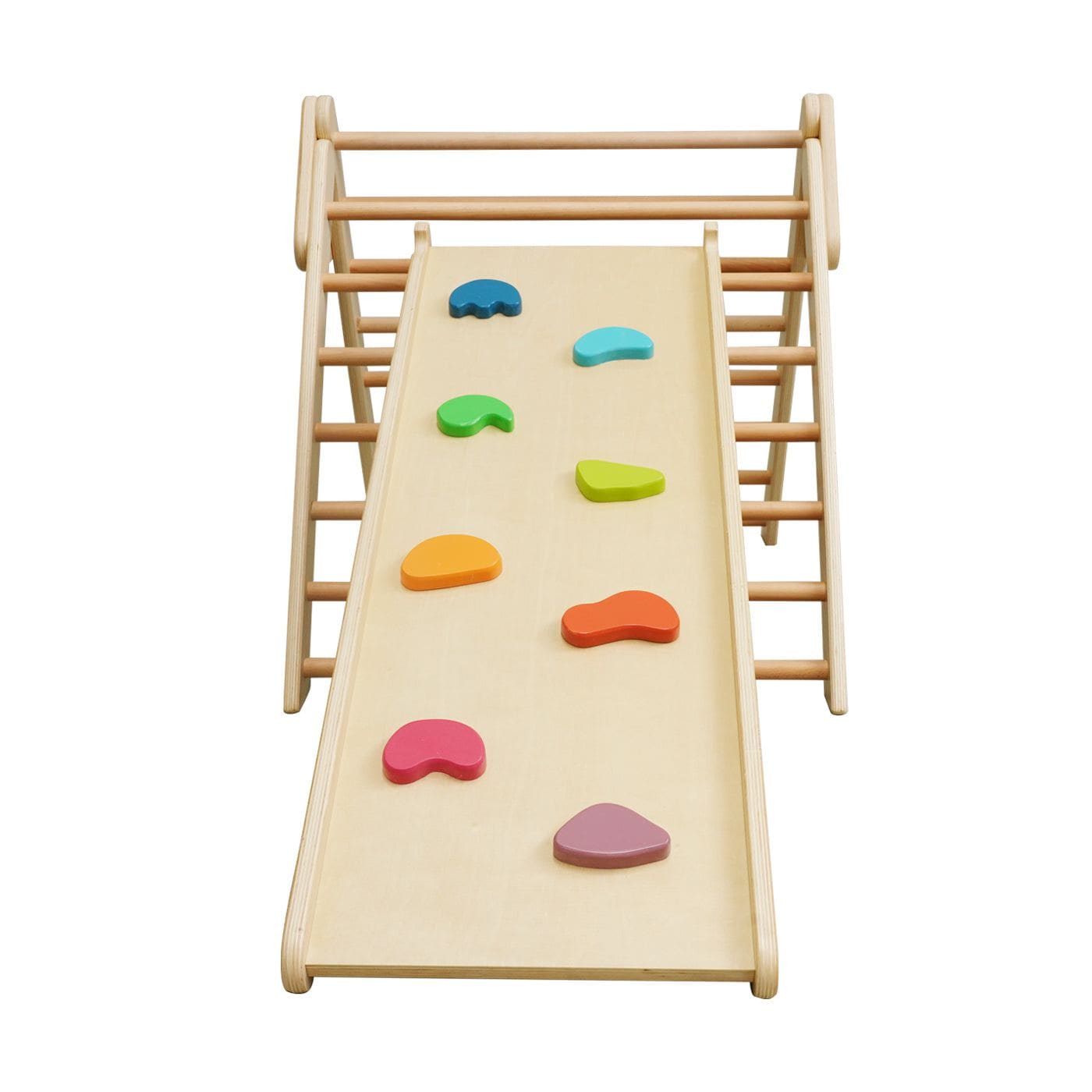 Gym Plus Pikler Foldable Climbing Triangle with Tent and Reversible Ramp TRIANGLE+TENT+BOARD