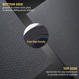 Premium Large Exercise Mat Ultra Durable, Non-Slip, Workout Mats for Home Gym Flooring
