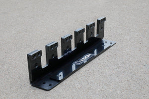 Vertical Wall-Mounted Barbell Rack - 5 Bars