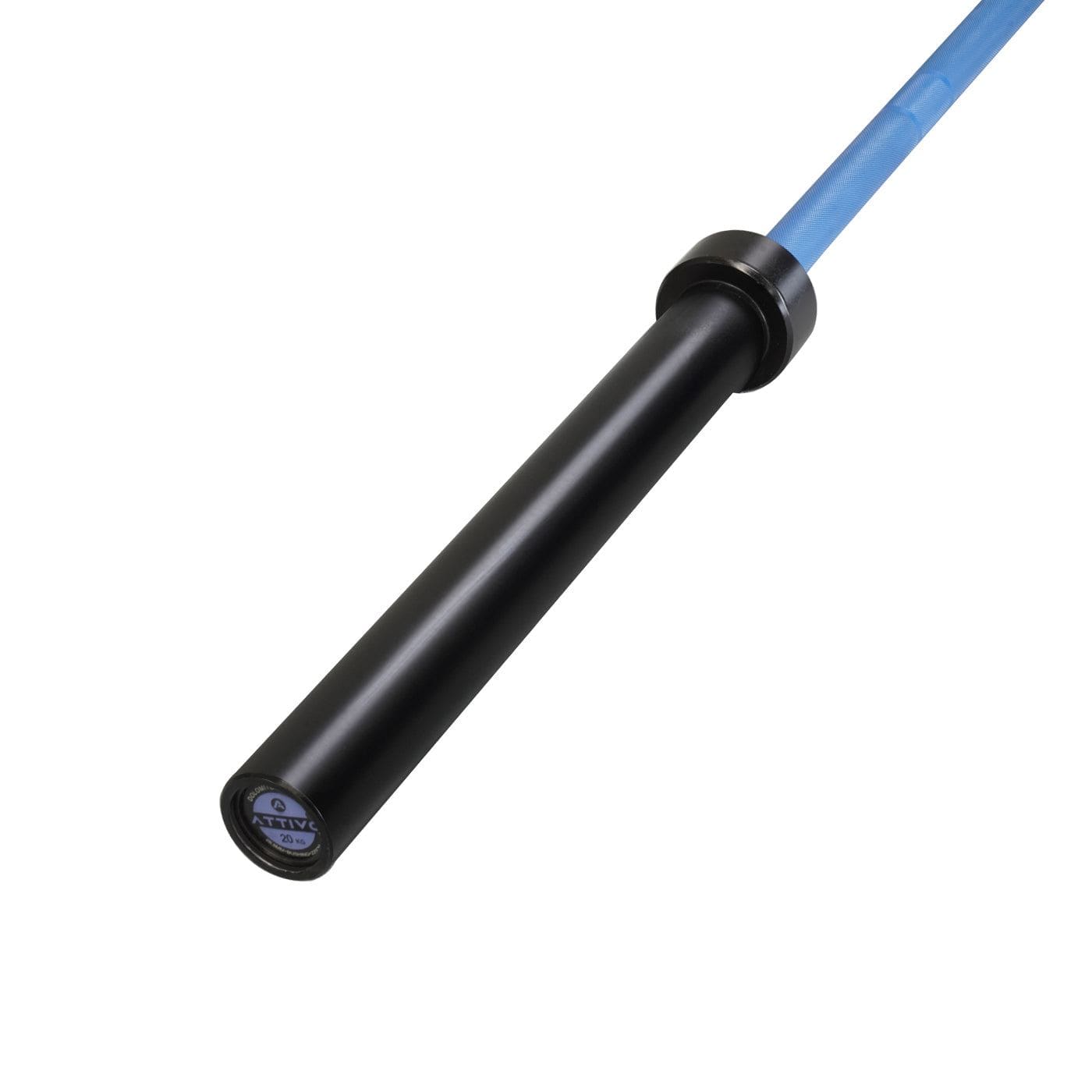 ATTIVO Cerakote Olympic Barbell for Men - 20KG (Blue)